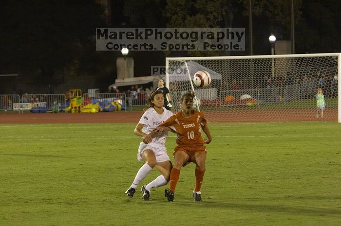 Stephanie Logterman, #10.  The lady longhorns beat Texas A&M 1-0 in soccer Friday night.

Filename: SRM_20061027_1942569.jpg
Aperture: f/4.0
Shutter Speed: 1/640
Body: Canon EOS 20D
Lens: Canon EF 80-200mm f/2.8 L
