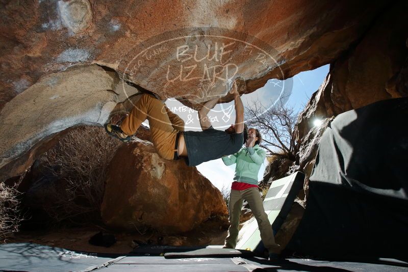 Bouldering in Hueco Tanks on 02/16/2020 with Blue Lizard Climbing and Yoga

Filename: SRM_20200216_1422020.jpg
Aperture: f/8.0
Shutter Speed: 1/250
Body: Canon EOS-1D Mark II
Lens: Canon EF 16-35mm f/2.8 L