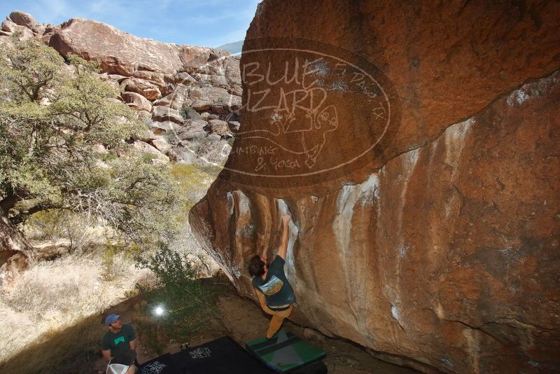 Bouldering in Hueco Tanks on 02/16/2020 with Blue Lizard Climbing and Yoga

Filename: SRM_20200216_1447050.jpg
Aperture: f/8.0
Shutter Speed: 1/250
Body: Canon EOS-1D Mark II
Lens: Canon EF 16-35mm f/2.8 L