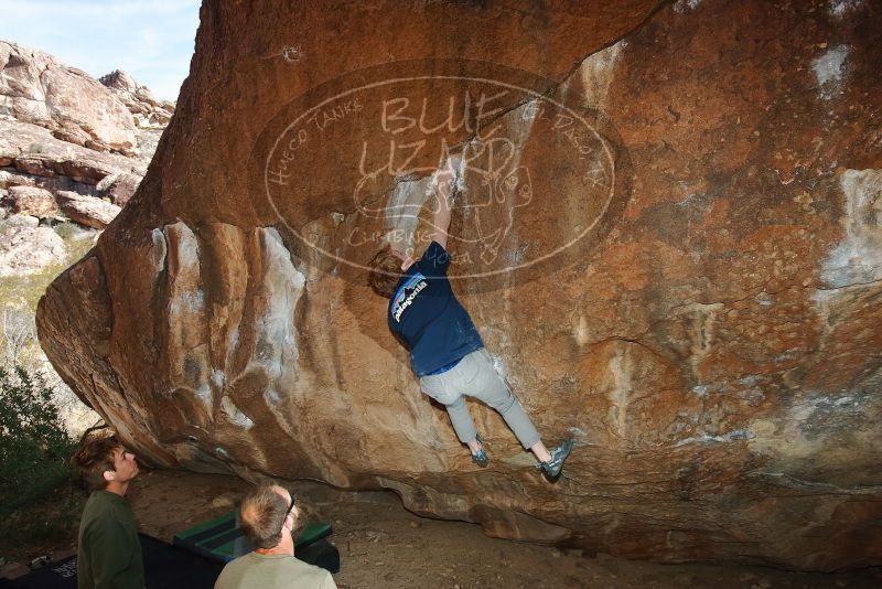 Bouldering in Hueco Tanks on 02/16/2020 with Blue Lizard Climbing and Yoga
Filename: SRM_20200216_1455150.jpg
Aperture: f/6.3
Shutter Speed: 1/250
Body: Canon EOS-1D Mark II
Lens: Canon EF 16-35mm f/2.8 L