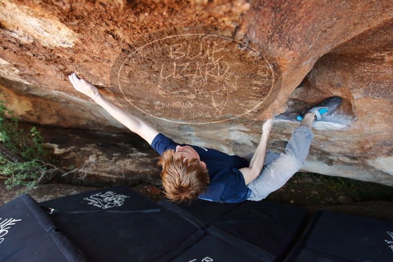 Bouldering in Hueco Tanks on 02/16/2020 with Blue Lizard Climbing and Yoga
Filename: SRM_20200216_1609271.jpg
Aperture: f/4.5
Shutter Speed: 1/250
Body: Canon EOS-1D Mark II
Lens: Canon EF 16-35mm f/2.8 L