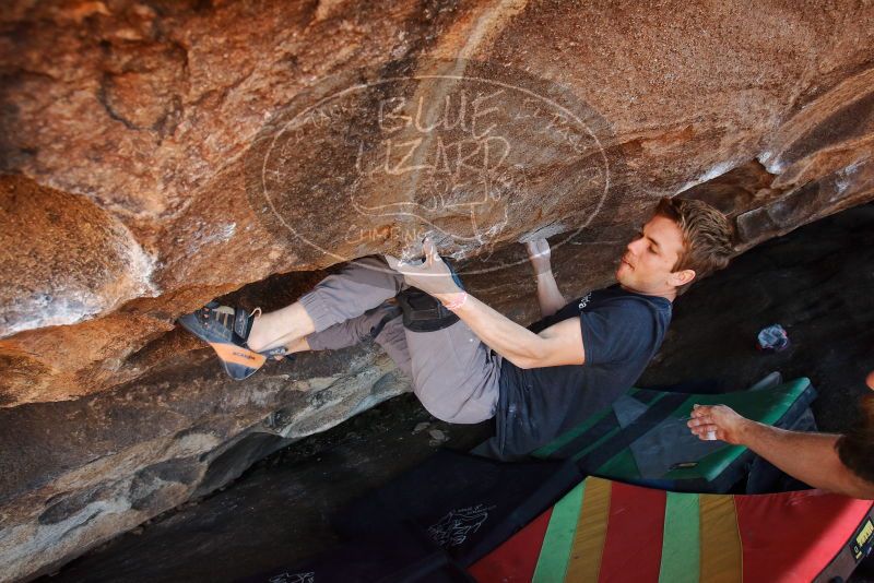Bouldering in Hueco Tanks on 02/16/2020 with Blue Lizard Climbing and Yoga
Filename: SRM_20200216_1623430.jpg
Aperture: f/5.0
Shutter Speed: 1/250
Body: Canon EOS-1D Mark II
Lens: Canon EF 16-35mm f/2.8 L