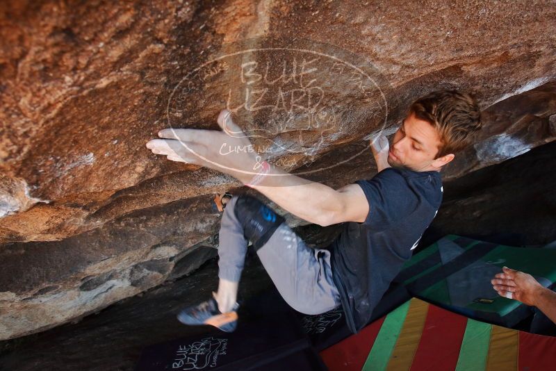 Bouldering in Hueco Tanks on 02/16/2020 with Blue Lizard Climbing and Yoga

Filename: SRM_20200216_1623470.jpg
Aperture: f/5.6
Shutter Speed: 1/250
Body: Canon EOS-1D Mark II
Lens: Canon EF 16-35mm f/2.8 L