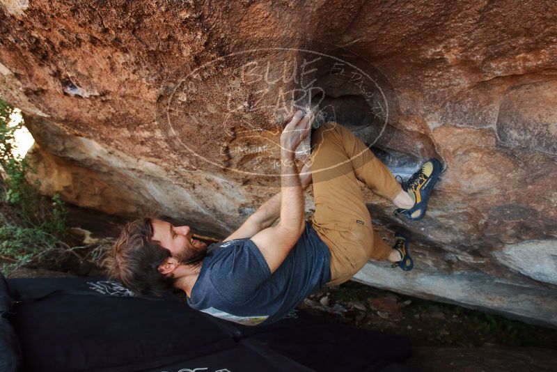 Bouldering in Hueco Tanks on 02/16/2020 with Blue Lizard Climbing and Yoga

Filename: SRM_20200216_1636140.jpg
Aperture: f/5.0
Shutter Speed: 1/250
Body: Canon EOS-1D Mark II
Lens: Canon EF 16-35mm f/2.8 L