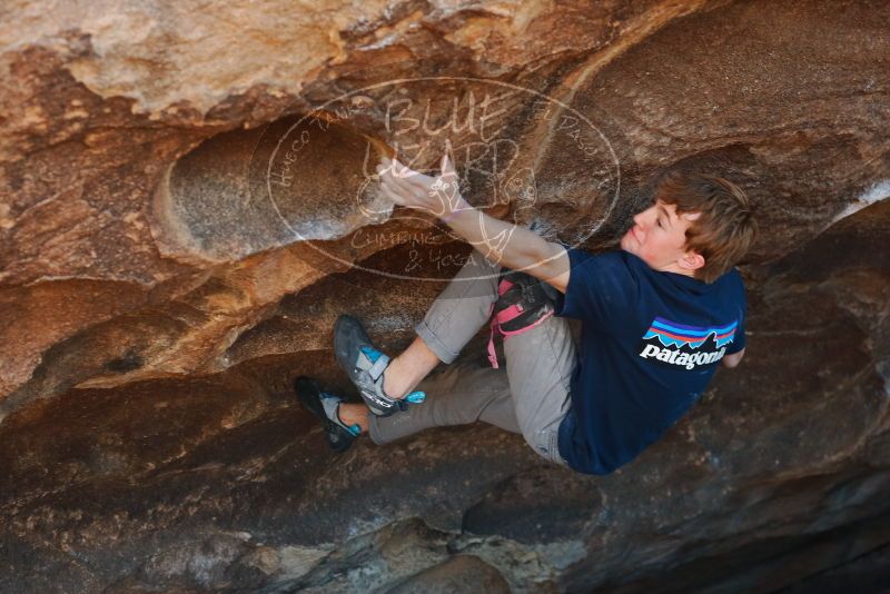 Bouldering in Hueco Tanks on 02/16/2020 with Blue Lizard Climbing and Yoga
Filename: SRM_20200216_1658510.jpg
Aperture: f/4.5
Shutter Speed: 1/250
Body: Canon EOS-1D Mark II
Lens: Canon EF 50mm f/1.8 II