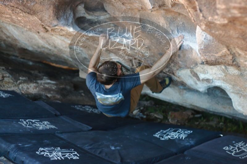Bouldering in Hueco Tanks on 02/16/2020 with Blue Lizard Climbing and Yoga

Filename: SRM_20200216_1703020.jpg
Aperture: f/2.5
Shutter Speed: 1/250
Body: Canon EOS-1D Mark II
Lens: Canon EF 50mm f/1.8 II