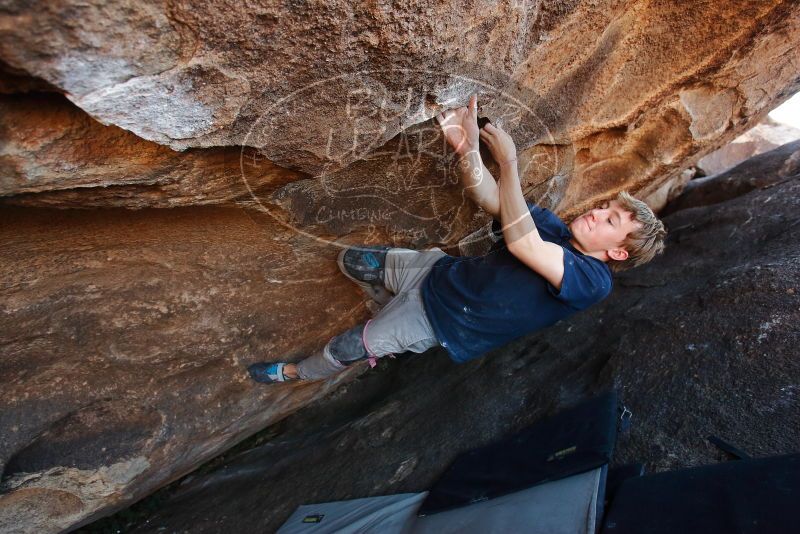 Bouldering in Hueco Tanks on 02/16/2020 with Blue Lizard Climbing and Yoga

Filename: SRM_20200216_1718180.jpg
Aperture: f/4.0
Shutter Speed: 1/250
Body: Canon EOS-1D Mark II
Lens: Canon EF 16-35mm f/2.8 L