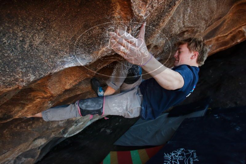 Bouldering in Hueco Tanks on 02/16/2020 with Blue Lizard Climbing and Yoga

Filename: SRM_20200216_1742400.jpg
Aperture: f/5.0
Shutter Speed: 1/250
Body: Canon EOS-1D Mark II
Lens: Canon EF 16-35mm f/2.8 L