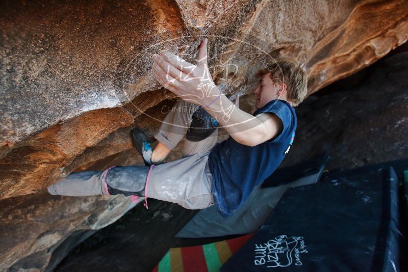 Bouldering in Hueco Tanks on 02/16/2020 with Blue Lizard Climbing and Yoga

Filename: SRM_20200216_1742430.jpg
Aperture: f/4.5
Shutter Speed: 1/250
Body: Canon EOS-1D Mark II
Lens: Canon EF 16-35mm f/2.8 L
