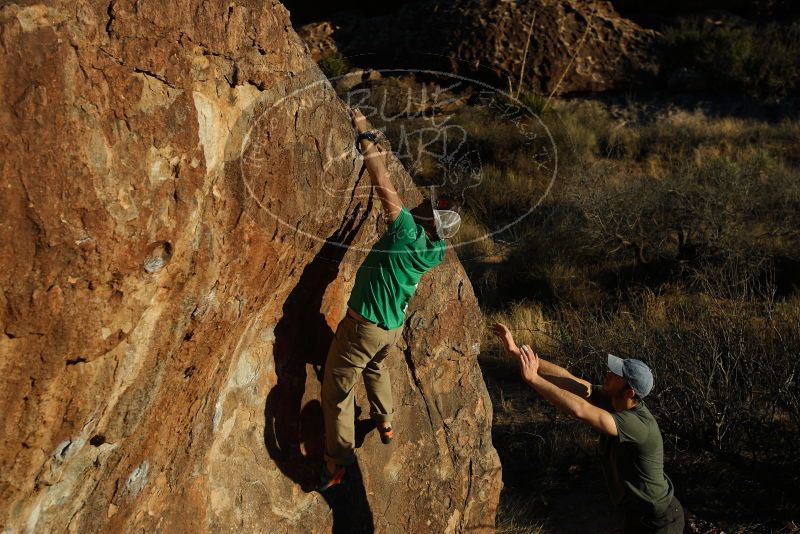 Bouldering in Hueco Tanks on 02/16/2020 with Blue Lizard Climbing and Yoga

Filename: SRM_20200216_1815240.jpg
Aperture: f/5.0
Shutter Speed: 1/400
Body: Canon EOS-1D Mark II
Lens: Canon EF 50mm f/1.8 II