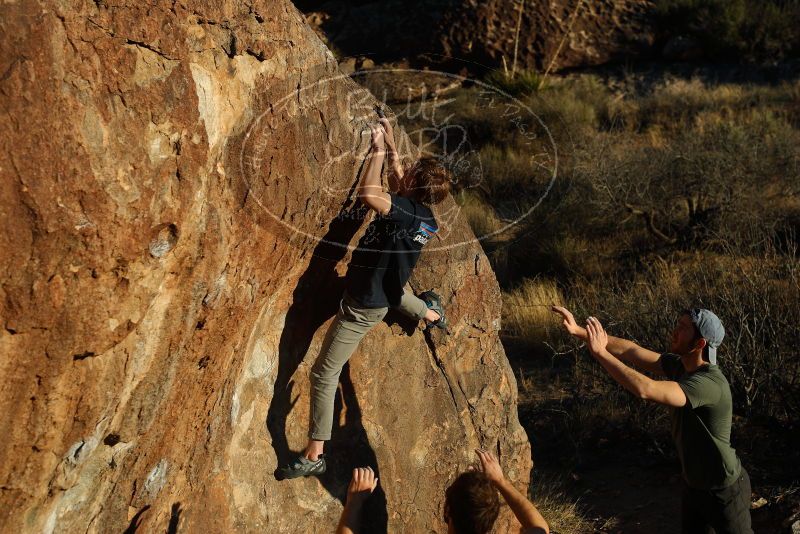 Bouldering in Hueco Tanks on 02/16/2020 with Blue Lizard Climbing and Yoga

Filename: SRM_20200216_1818150.jpg
Aperture: f/5.0
Shutter Speed: 1/400
Body: Canon EOS-1D Mark II
Lens: Canon EF 50mm f/1.8 II