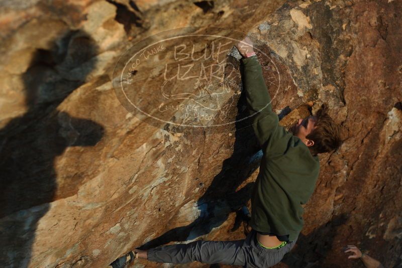 Bouldering in Hueco Tanks on 02/16/2020 with Blue Lizard Climbing and Yoga

Filename: SRM_20200216_1820080.jpg
Aperture: f/3.2
Shutter Speed: 1/250
Body: Canon EOS-1D Mark II
Lens: Canon EF 50mm f/1.8 II