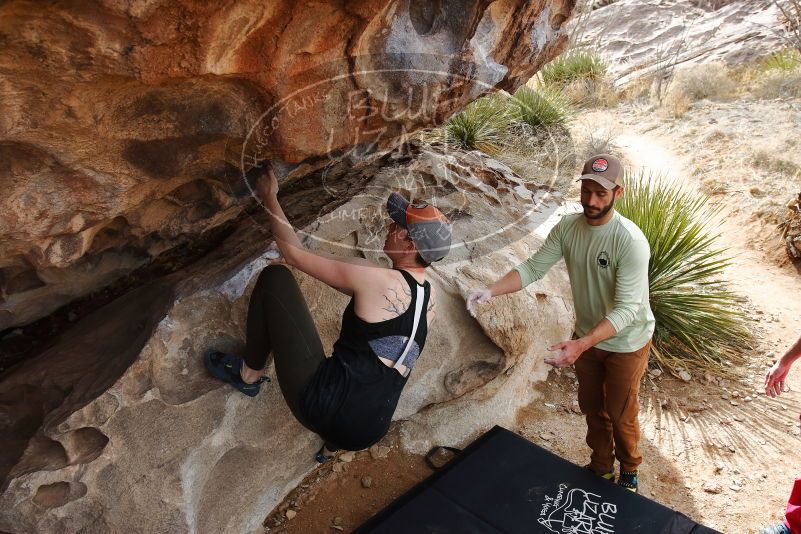 Bouldering in Hueco Tanks on 02/17/2020 with Blue Lizard Climbing and Yoga
Filename: SRM_20200217_1219450.jpg
Aperture: f/5.6
Shutter Speed: 1/250
Body: Canon EOS-1D Mark II
Lens: Canon EF 16-35mm f/2.8 L