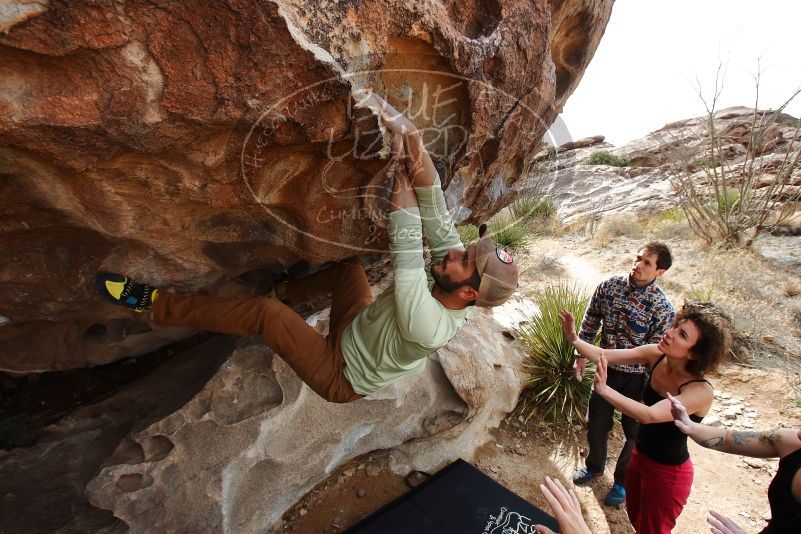 Bouldering in Hueco Tanks on 02/17/2020 with Blue Lizard Climbing and Yoga
Filename: SRM_20200217_1221150.jpg
Aperture: f/6.3
Shutter Speed: 1/250
Body: Canon EOS-1D Mark II
Lens: Canon EF 16-35mm f/2.8 L