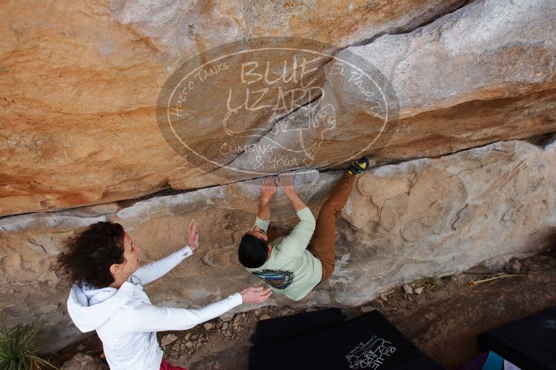 Bouldering in Hueco Tanks on 02/17/2020 with Blue Lizard Climbing and Yoga

Filename: SRM_20200217_1354110.jpg
Aperture: f/5.0
Shutter Speed: 1/250
Body: Canon EOS-1D Mark II
Lens: Canon EF 16-35mm f/2.8 L