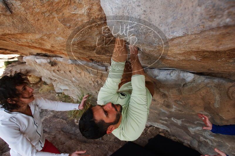 Bouldering in Hueco Tanks on 02/17/2020 with Blue Lizard Climbing and Yoga
Filename: SRM_20200217_1404271.jpg
Aperture: f/5.6
Shutter Speed: 1/400
Body: Canon EOS-1D Mark II
Lens: Canon EF 16-35mm f/2.8 L