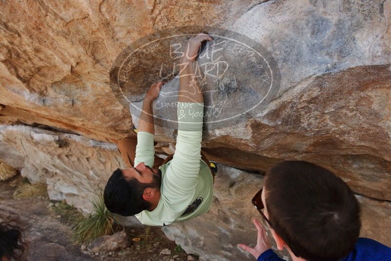 Bouldering in Hueco Tanks on 02/17/2020 with Blue Lizard Climbing and Yoga
Filename: SRM_20200217_1404410.jpg
Aperture: f/5.6
Shutter Speed: 1/500
Body: Canon EOS-1D Mark II
Lens: Canon EF 16-35mm f/2.8 L