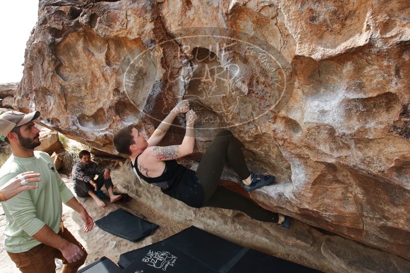 Bouldering in Hueco Tanks on 02/17/2020 with Blue Lizard Climbing and Yoga

Filename: SRM_20200217_1433360.jpg
Aperture: f/6.3
Shutter Speed: 1/250
Body: Canon EOS-1D Mark II
Lens: Canon EF 16-35mm f/2.8 L