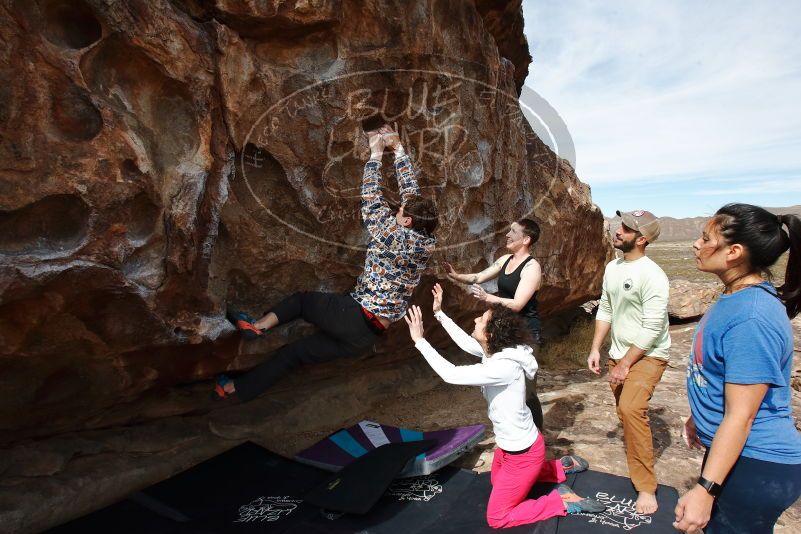 Bouldering in Hueco Tanks on 02/17/2020 with Blue Lizard Climbing and Yoga

Filename: SRM_20200217_1438410.jpg
Aperture: f/9.0
Shutter Speed: 1/320
Body: Canon EOS-1D Mark II
Lens: Canon EF 16-35mm f/2.8 L