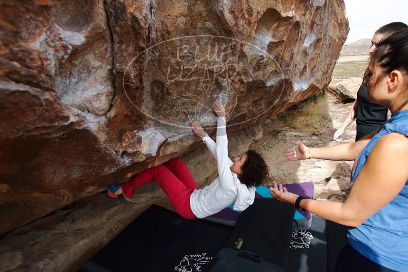 Bouldering in Hueco Tanks on 02/17/2020 with Blue Lizard Climbing and Yoga
Filename: SRM_20200217_1440470.jpg
Aperture: f/5.6
Shutter Speed: 1/400
Body: Canon EOS-1D Mark II
Lens: Canon EF 16-35mm f/2.8 L