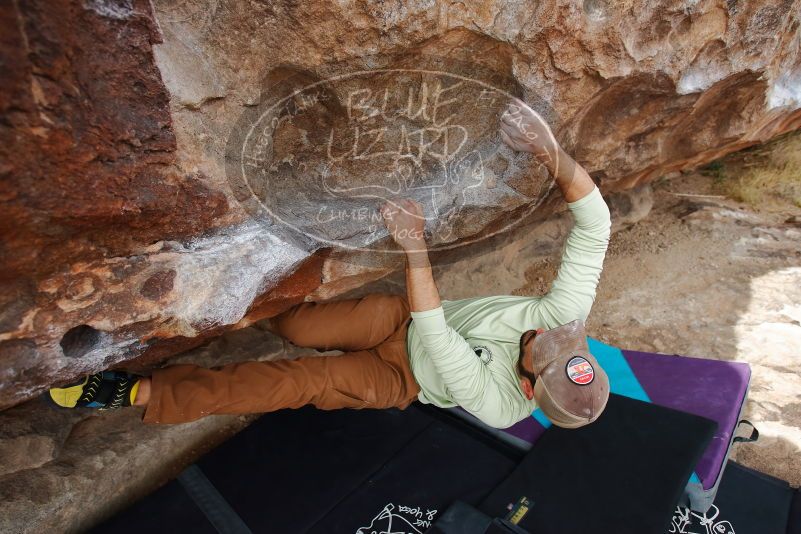 Bouldering in Hueco Tanks on 02/17/2020 with Blue Lizard Climbing and Yoga

Filename: SRM_20200217_1443350.jpg
Aperture: f/5.0
Shutter Speed: 1/400
Body: Canon EOS-1D Mark II
Lens: Canon EF 16-35mm f/2.8 L