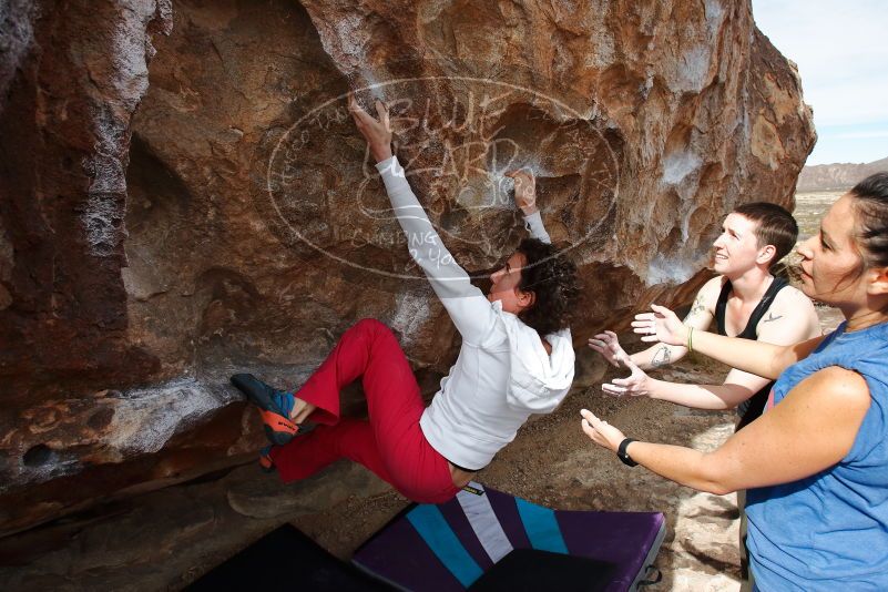 Bouldering in Hueco Tanks on 02/17/2020 with Blue Lizard Climbing and Yoga

Filename: SRM_20200217_1444560.jpg
Aperture: f/6.3
Shutter Speed: 1/400
Body: Canon EOS-1D Mark II
Lens: Canon EF 16-35mm f/2.8 L