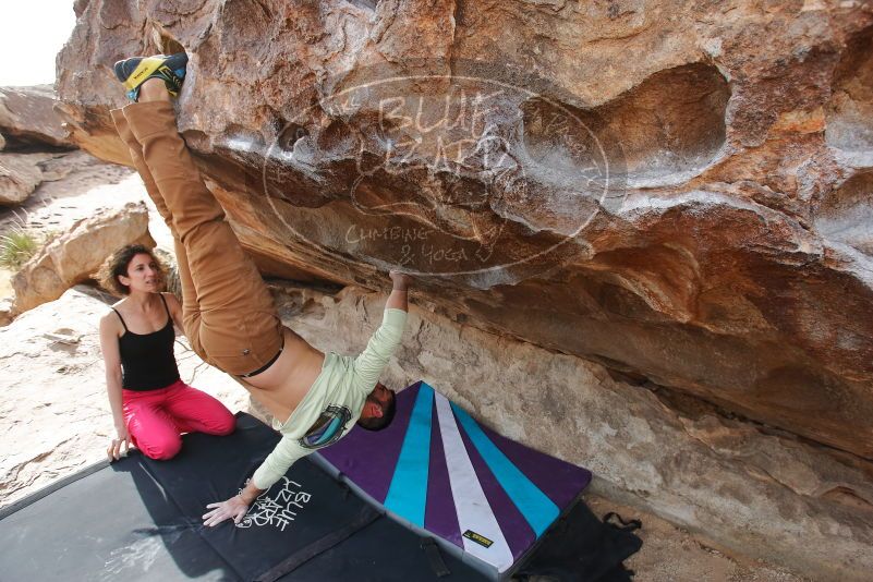 Bouldering in Hueco Tanks on 02/17/2020 with Blue Lizard Climbing and Yoga

Filename: SRM_20200217_1512350.jpg
Aperture: f/5.0
Shutter Speed: 1/320
Body: Canon EOS-1D Mark II
Lens: Canon EF 16-35mm f/2.8 L