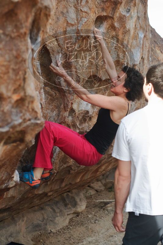 Bouldering in Hueco Tanks on 02/17/2020 with Blue Lizard Climbing and Yoga

Filename: SRM_20200217_1520050.jpg
Aperture: f/3.5
Shutter Speed: 1/400
Body: Canon EOS-1D Mark II
Lens: Canon EF 50mm f/1.8 II