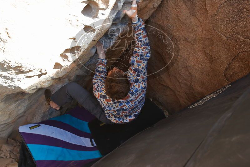 Bouldering in Hueco Tanks on 02/17/2020 with Blue Lizard Climbing and Yoga

Filename: SRM_20200217_1639130.jpg
Aperture: f/4.0
Shutter Speed: 1/250
Body: Canon EOS-1D Mark II
Lens: Canon EF 16-35mm f/2.8 L