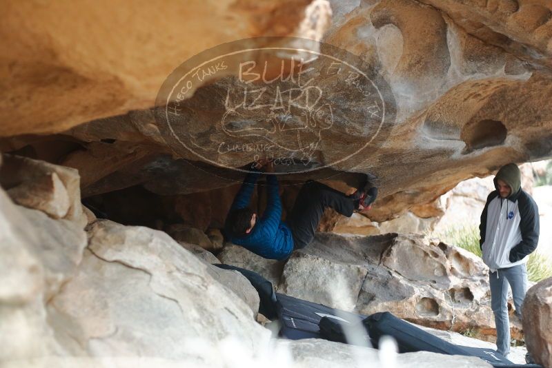 Bouldering in Hueco Tanks on 02/21/2020 with Blue Lizard Climbing and Yoga

Filename: SRM_20200221_1028160.jpg
Aperture: f/2.8
Shutter Speed: 1/320
Body: Canon EOS-1D Mark II
Lens: Canon EF 50mm f/1.8 II