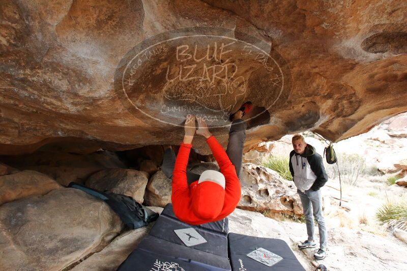 Bouldering in Hueco Tanks on 02/21/2020 with Blue Lizard Climbing and Yoga

Filename: SRM_20200221_1108430.jpg
Aperture: f/5.0
Shutter Speed: 1/250
Body: Canon EOS-1D Mark II
Lens: Canon EF 16-35mm f/2.8 L