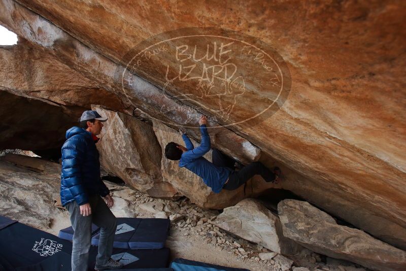 Bouldering in Hueco Tanks on 02/21/2020 with Blue Lizard Climbing and Yoga
Filename: SRM_20200221_1143460.jpg
Aperture: f/4.5
Shutter Speed: 1/250
Body: Canon EOS-1D Mark II
Lens: Canon EF 16-35mm f/2.8 L