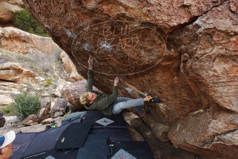 Bouldering in Hueco Tanks on 02/21/2020 with Blue Lizard Climbing and Yoga
Filename: SRM_20200221_1809100.jpg
Aperture: f/4.5
Shutter Speed: 1/250
Body: Canon EOS-1D Mark II
Lens: Canon EF 16-35mm f/2.8 L