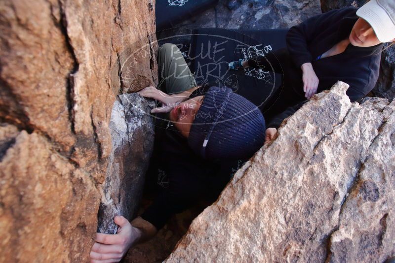 Bouldering in Hueco Tanks on 02/25/2020 with Blue Lizard Climbing and Yoga

Filename: SRM_20200225_1112530.jpg
Aperture: f/5.6
Shutter Speed: 1/250
Body: Canon EOS-1D Mark II
Lens: Canon EF 16-35mm f/2.8 L