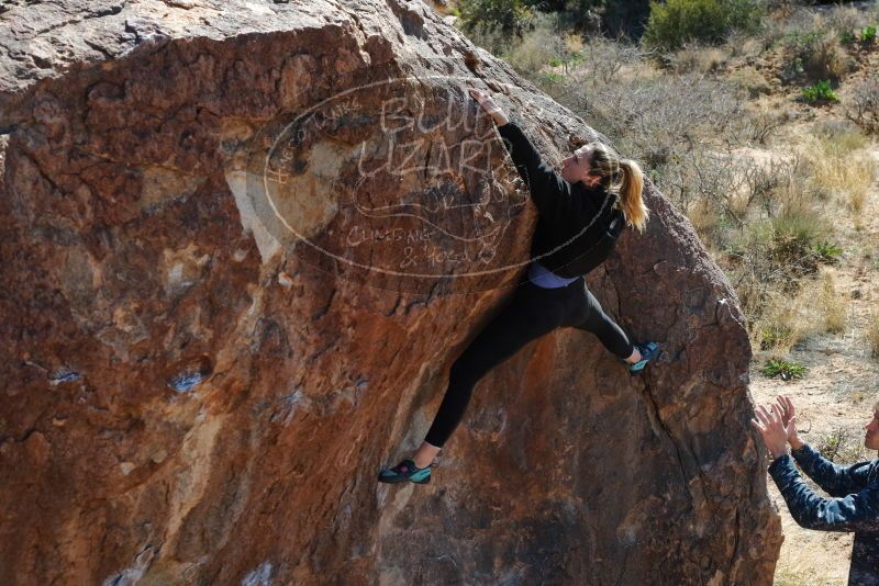 Bouldering in Hueco Tanks on 02/25/2020 with Blue Lizard Climbing and Yoga

Filename: SRM_20200225_1211360.jpg
Aperture: f/5.6
Shutter Speed: 1/320
Body: Canon EOS-1D Mark II
Lens: Canon EF 50mm f/1.8 II