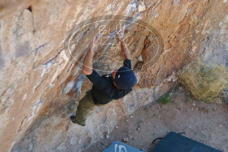 Bouldering in Hueco Tanks on 02/25/2020 with Blue Lizard Climbing and Yoga

Filename: SRM_20200225_1214090.jpg
Aperture: f/3.2
Shutter Speed: 1/320
Body: Canon EOS-1D Mark II
Lens: Canon EF 50mm f/1.8 II