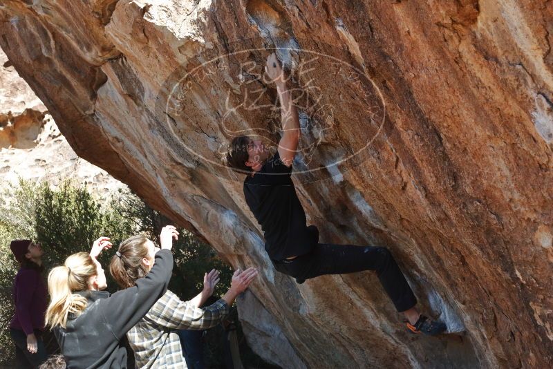 Bouldering in Hueco Tanks on 02/25/2020 with Blue Lizard Climbing and Yoga

Filename: SRM_20200225_1222370.jpg
Aperture: f/5.6
Shutter Speed: 1/320
Body: Canon EOS-1D Mark II
Lens: Canon EF 50mm f/1.8 II