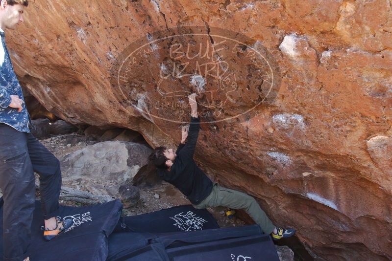 Bouldering in Hueco Tanks on 02/25/2020 with Blue Lizard Climbing and Yoga

Filename: SRM_20200225_1338200.jpg
Aperture: f/5.0
Shutter Speed: 1/250
Body: Canon EOS-1D Mark II
Lens: Canon EF 16-35mm f/2.8 L