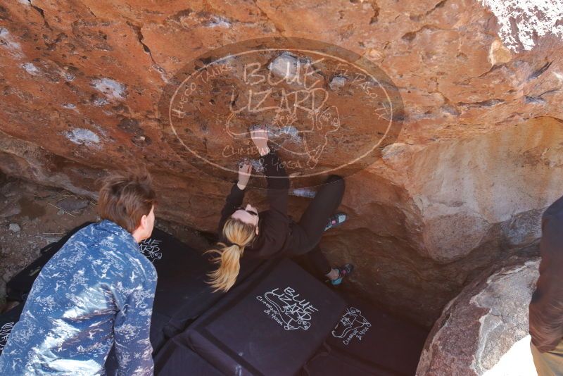 Bouldering in Hueco Tanks on 02/25/2020 with Blue Lizard Climbing and Yoga
Filename: SRM_20200225_1348360.jpg
Aperture: f/5.6
Shutter Speed: 1/250
Body: Canon EOS-1D Mark II
Lens: Canon EF 16-35mm f/2.8 L