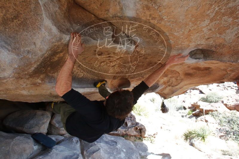 Bouldering in Hueco Tanks on 02/25/2020 with Blue Lizard Climbing and Yoga

Filename: SRM_20200225_1522490.jpg
Aperture: f/7.1
Shutter Speed: 1/250
Body: Canon EOS-1D Mark II
Lens: Canon EF 16-35mm f/2.8 L