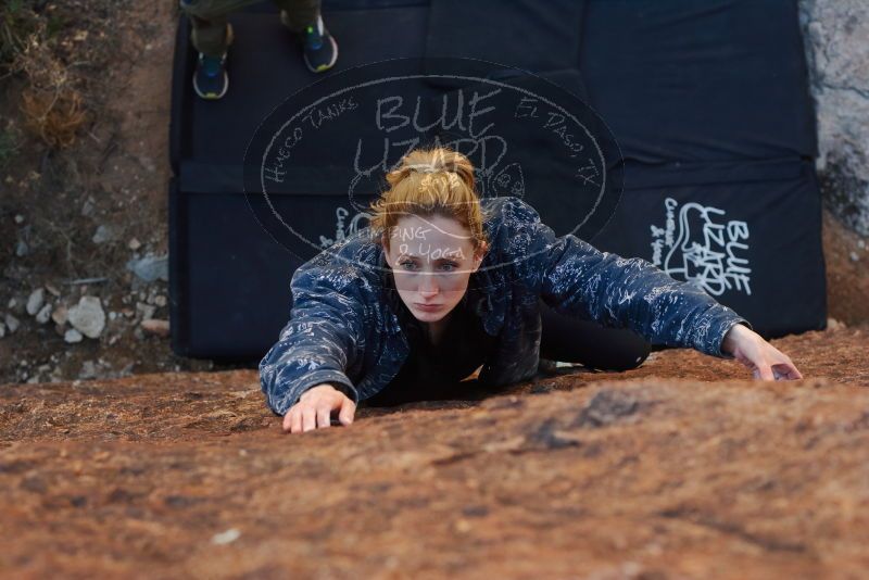 Bouldering in Hueco Tanks on 02/25/2020 with Blue Lizard Climbing and Yoga

Filename: SRM_20200225_1712020.jpg
Aperture: f/4.0
Shutter Speed: 1/320
Body: Canon EOS-1D Mark II
Lens: Canon EF 50mm f/1.8 II