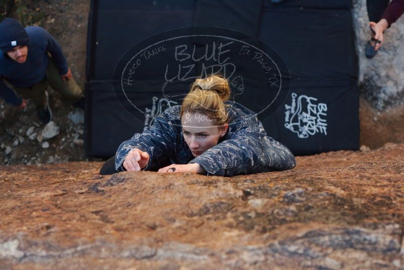Bouldering in Hueco Tanks on 02/25/2020 with Blue Lizard Climbing and Yoga

Filename: SRM_20200225_1712440.jpg
Aperture: f/4.5
Shutter Speed: 1/320
Body: Canon EOS-1D Mark II
Lens: Canon EF 50mm f/1.8 II