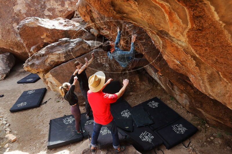 Bouldering in Hueco Tanks on 02/28/2020 with Blue Lizard Climbing and Yoga

Filename: SRM_20200228_1218050.jpg
Aperture: f/6.3
Shutter Speed: 1/320
Body: Canon EOS-1D Mark II
Lens: Canon EF 16-35mm f/2.8 L
