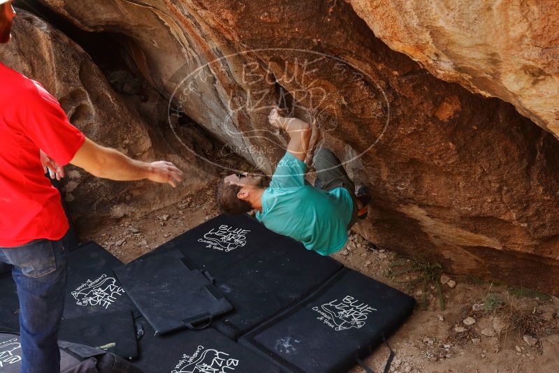 Bouldering in Hueco Tanks on 02/28/2020 with Blue Lizard Climbing and Yoga

Filename: SRM_20200228_1218530.jpg
Aperture: f/5.6
Shutter Speed: 1/250
Body: Canon EOS-1D Mark II
Lens: Canon EF 16-35mm f/2.8 L