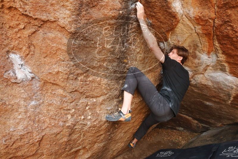 Bouldering in Hueco Tanks on 02/28/2020 with Blue Lizard Climbing and Yoga
Filename: SRM_20200228_1247000.jpg
Aperture: f/7.1
Shutter Speed: 1/250
Body: Canon EOS-1D Mark II
Lens: Canon EF 16-35mm f/2.8 L