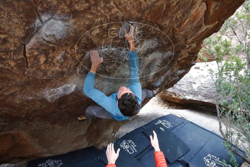 Bouldering in Hueco Tanks on 02/28/2020 with Blue Lizard Climbing and Yoga

Filename: SRM_20200228_1331500.jpg
Aperture: f/4.5
Shutter Speed: 1/250
Body: Canon EOS-1D Mark II
Lens: Canon EF 16-35mm f/2.8 L