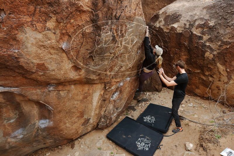 Bouldering in Hueco Tanks on 02/28/2020 with Blue Lizard Climbing and Yoga

Filename: SRM_20200228_1453050.jpg
Aperture: f/6.3
Shutter Speed: 1/250
Body: Canon EOS-1D Mark II
Lens: Canon EF 16-35mm f/2.8 L
