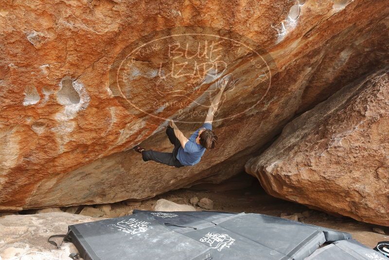Bouldering in Hueco Tanks on 02/28/2020 with Blue Lizard Climbing and Yoga
Filename: SRM_20200228_1529210.jpg
Aperture: f/6.3
Shutter Speed: 1/250
Body: Canon EOS-1D Mark II
Lens: Canon EF 16-35mm f/2.8 L