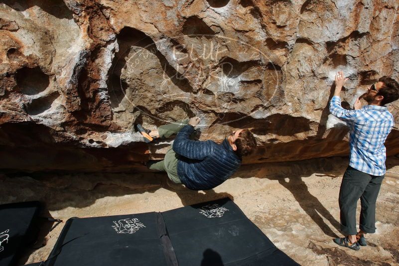 Bouldering in Hueco Tanks on 02/29/2020 with Blue Lizard Climbing and Yoga

Filename: SRM_20200229_1124360.jpg
Aperture: f/10.0
Shutter Speed: 1/320
Body: Canon EOS-1D Mark II
Lens: Canon EF 16-35mm f/2.8 L