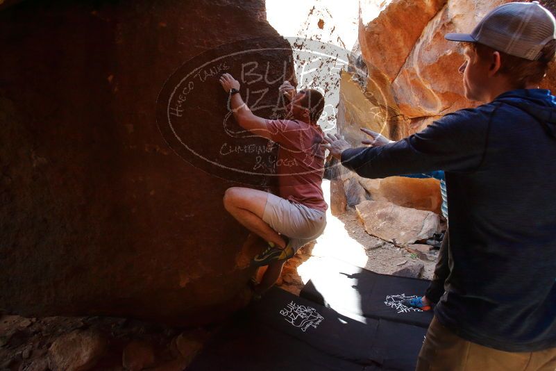 Bouldering in Hueco Tanks on 02/29/2020 with Blue Lizard Climbing and Yoga
Filename: SRM_20200229_1318380.jpg
Aperture: f/5.6
Shutter Speed: 1/320
Body: Canon EOS-1D Mark II
Lens: Canon EF 16-35mm f/2.8 L